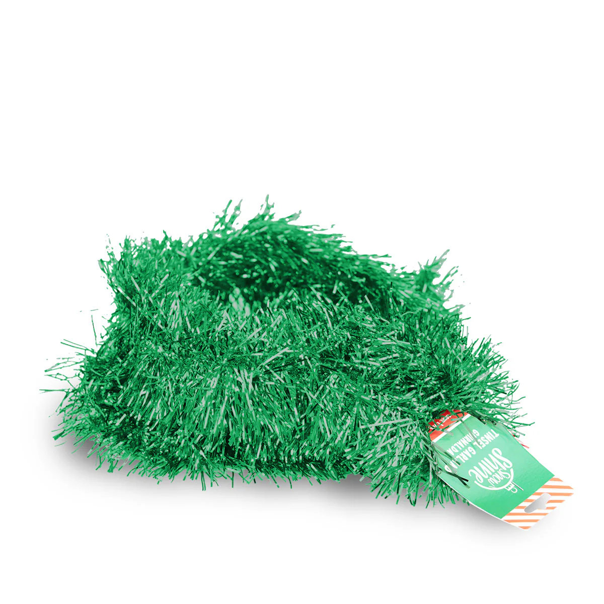 Guirnalda Navideña de Tinsel Brillante color Verde, 1.3m - Imagen 3