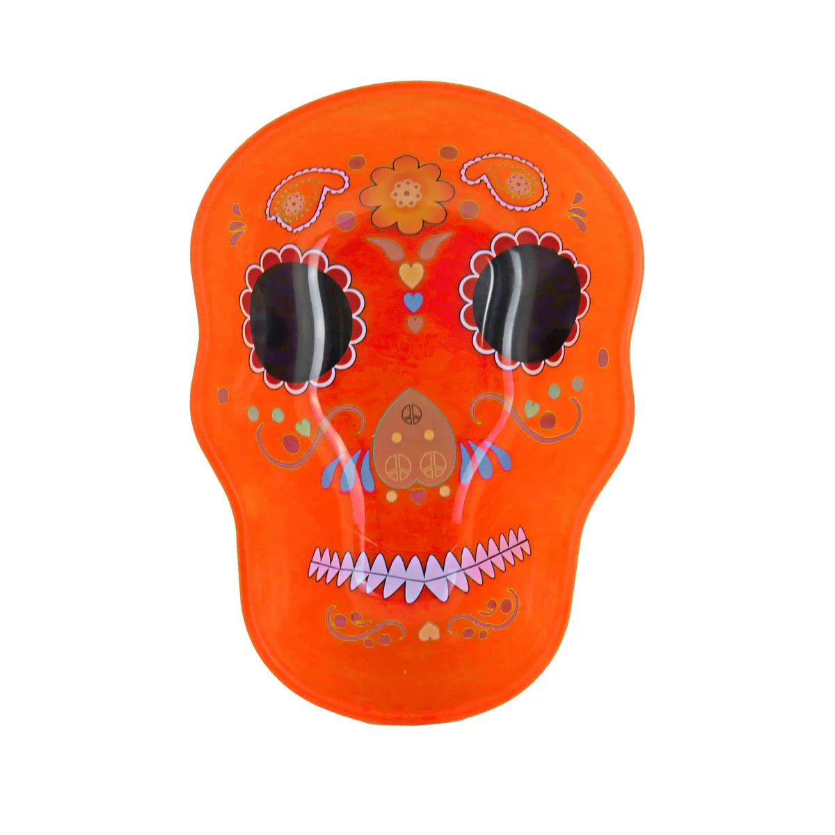 Bowl en Forma de Calavera de Azúcar color Naranja - Imagen 3