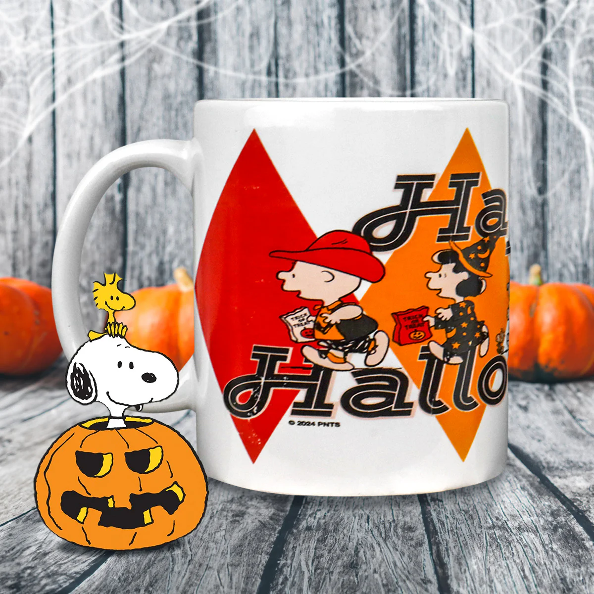 Taza de Cerámica con Diseño de Happy Halloween, Peanuts