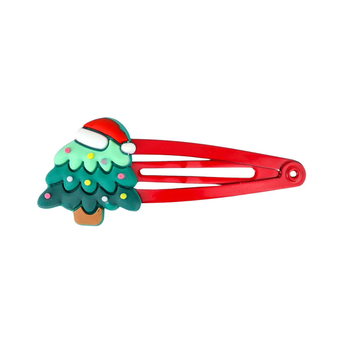 Broche con Diseño de Árbol Navideño para el Cabello - Imagen 3