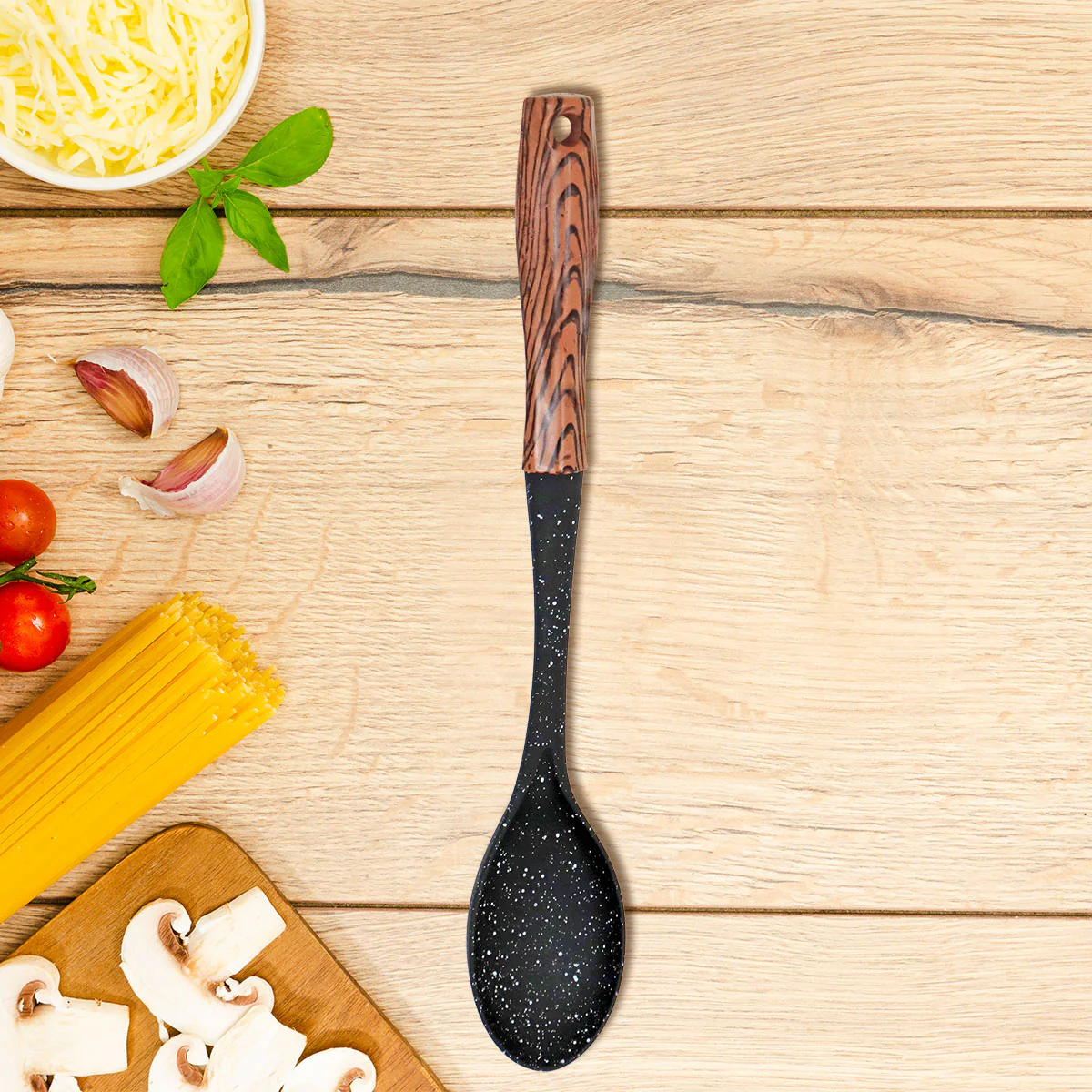 Cuchara de Cocina con Mango color Madera - Imagen 2