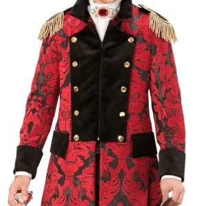 Chaqueta de Época Roja Premium para Adulto