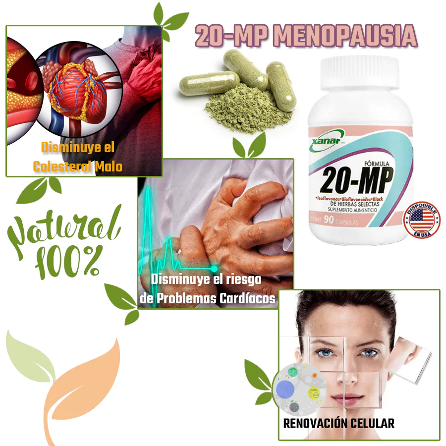 20-MP Balance Femenino – Apoyo Natural durante la Menopausia 🌙 - Imagen 3