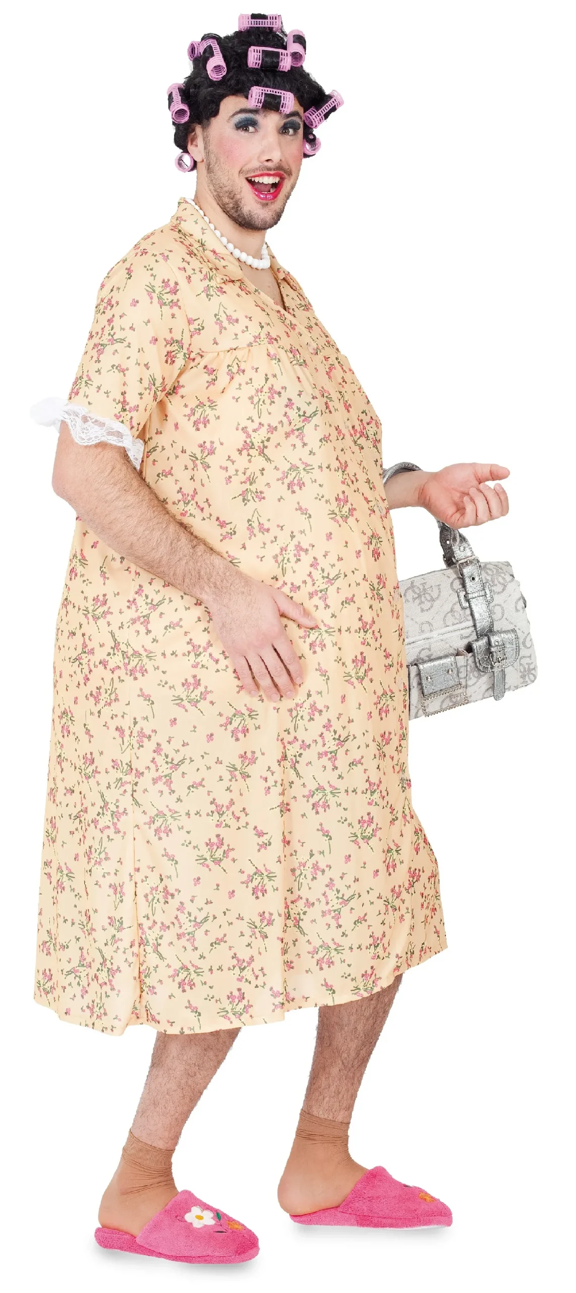 Disfraz de Abuela Exhibicionista para Hombre - Imagen 5