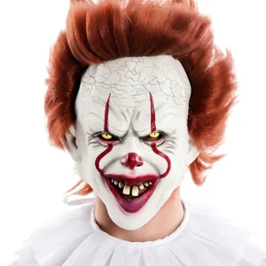 Máscara de Payaso Penny con Pelo para Adulto