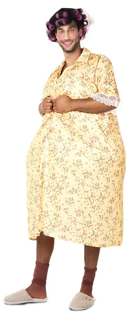 Disfraz de Abuela Exhibicionista para Hombre - Imagen 3