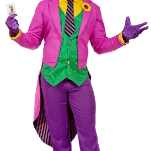 Disfraz de Joker Loco con Frac para Hombre