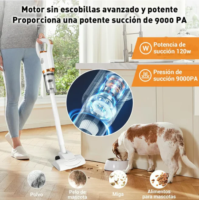 Aspiradora Inalámbrica 3 En 1 Con Filtro Reutilizable - Imagen 4