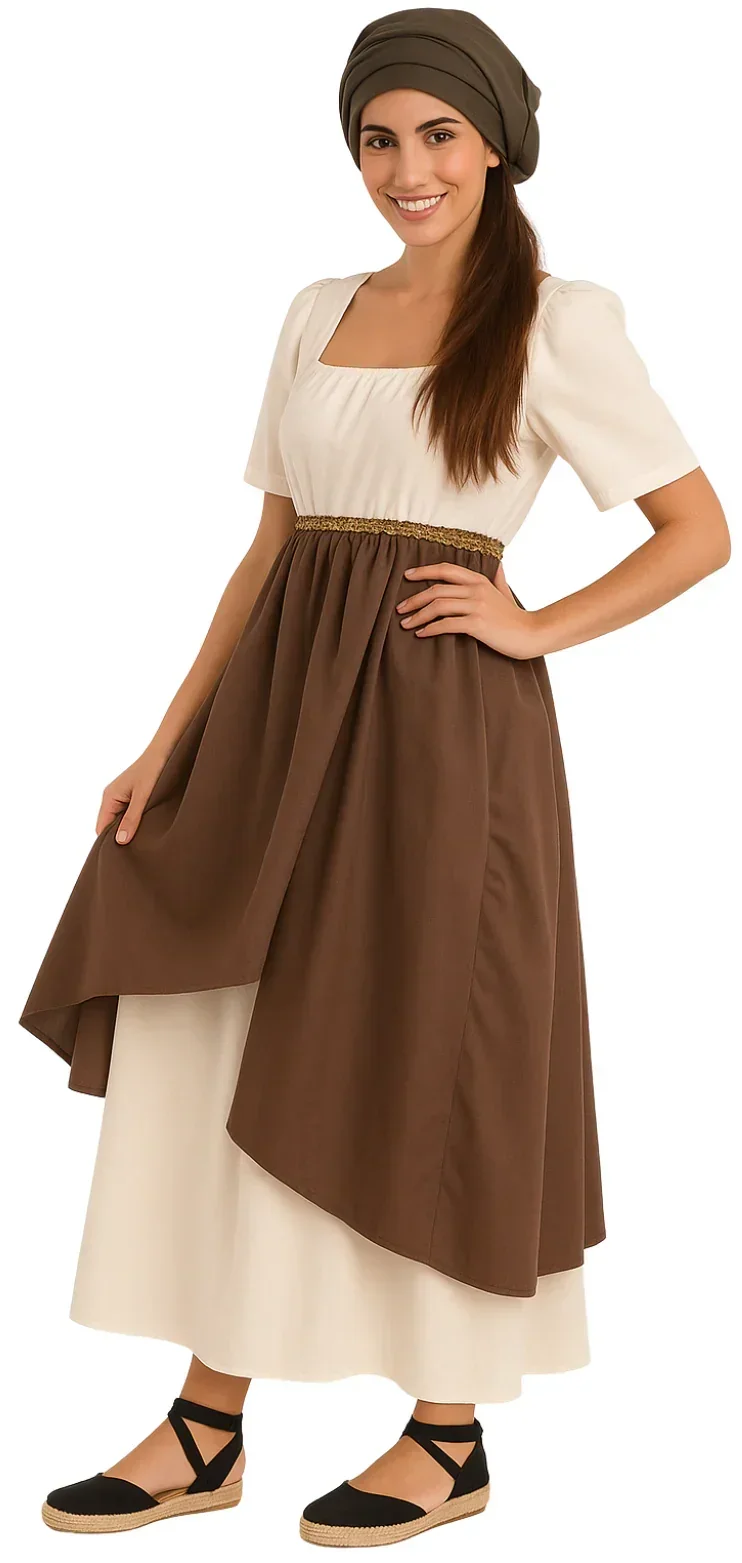 Disfraz de Artesana Medieval para Mujer