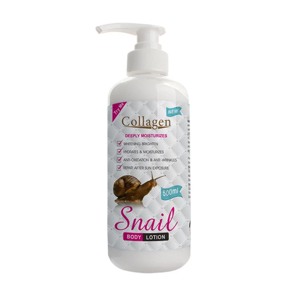 Crema corporal con colágeno y baba de caracol
