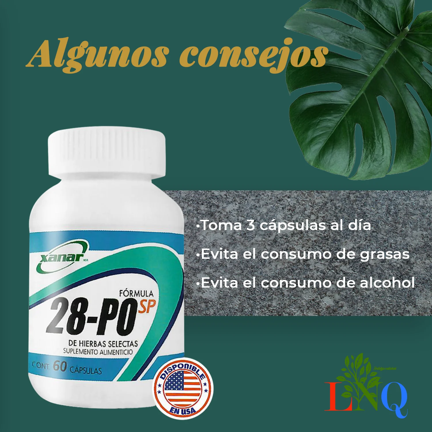 28-PO – Fórmula Herbal Masculina Inspirada en el Equilibrio y Bienestar - Imagen 3