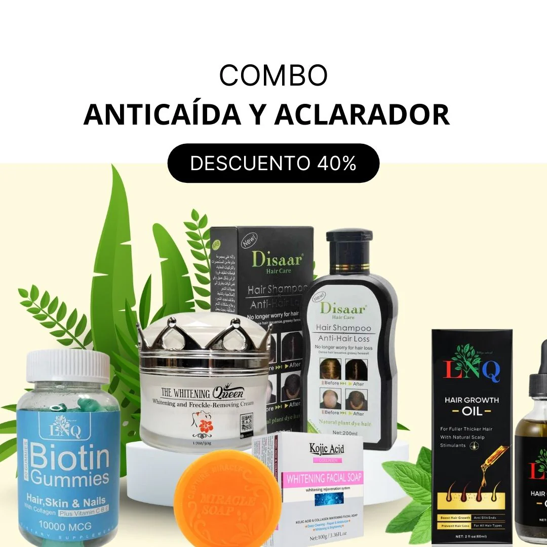 Combo anticaída y aclarador de manchas