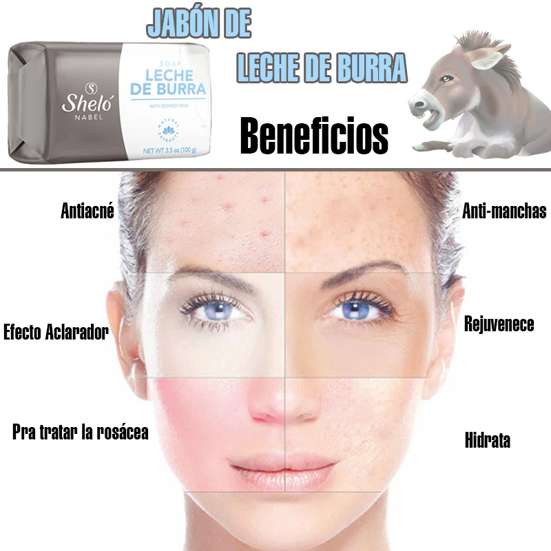 Jabón de leche de burra